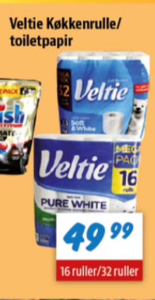 Veltie, Toiletpapir