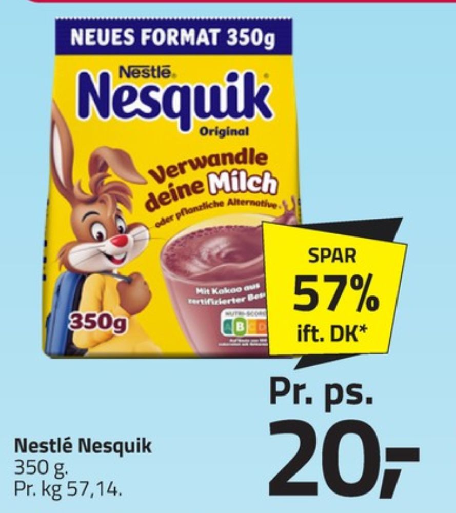 Nestlé Nesquik, Kakaodrikspulver