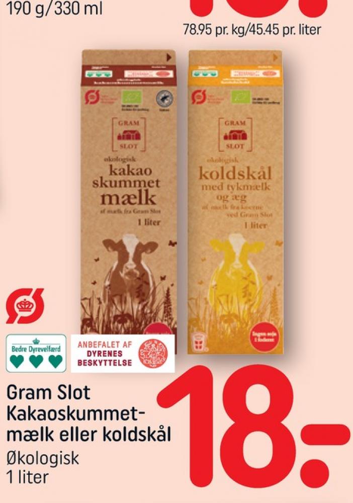 Gram Slot, Kakaoskummetmælk