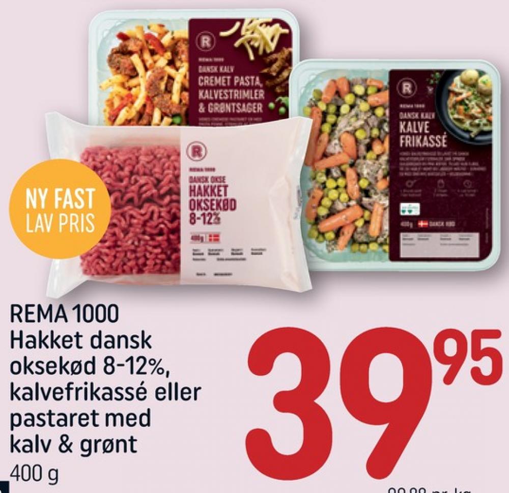 Rema 1000, Hakket oksekød 8-12%