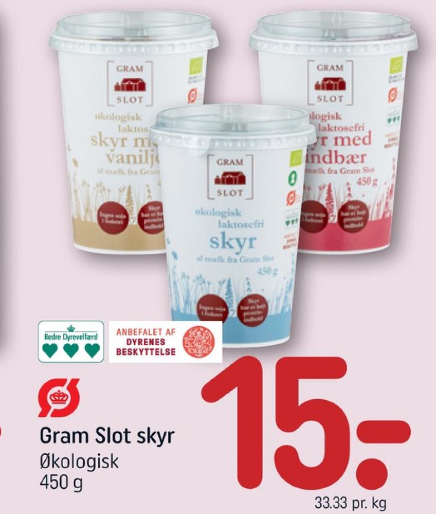 Gram Slot, Hindbær 0,2% Skyr 