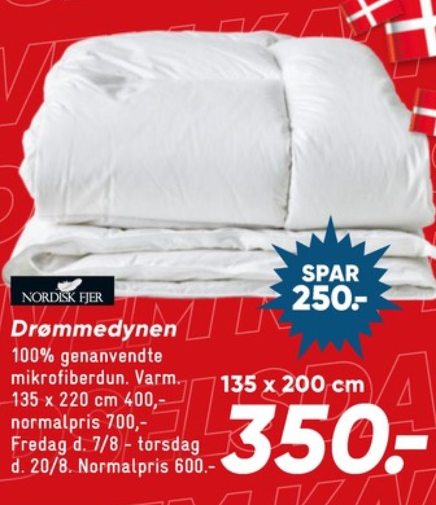Nordisk Fjer, Dyne