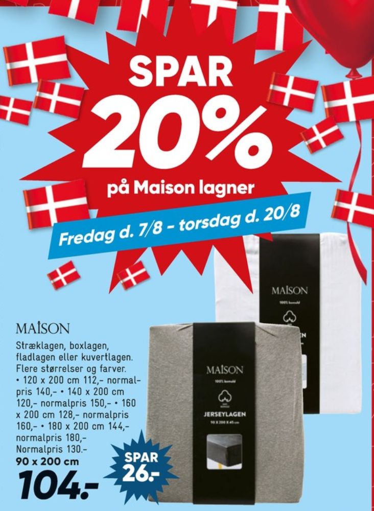 Maison, Lagen