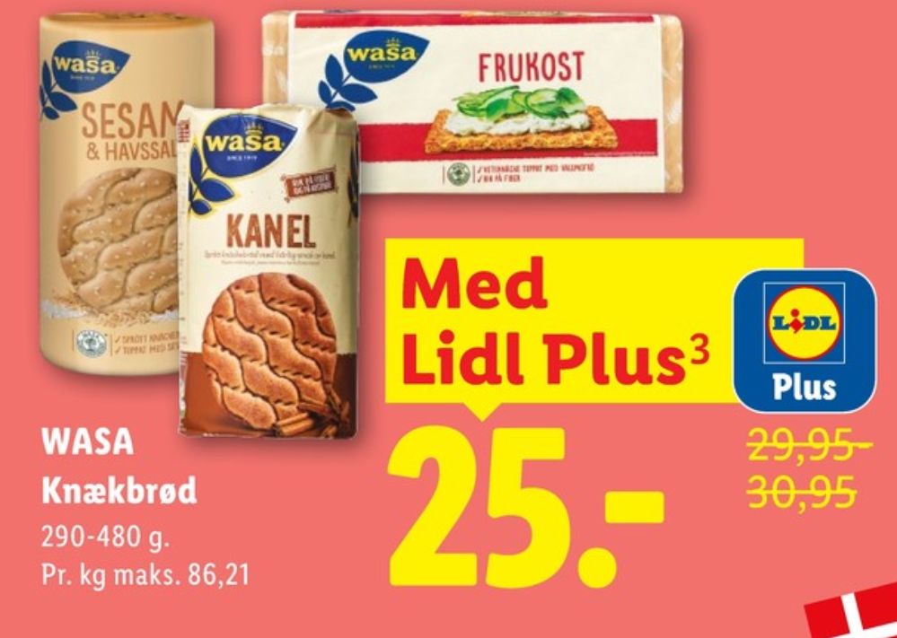 Wasa, Frukost knækbrød
