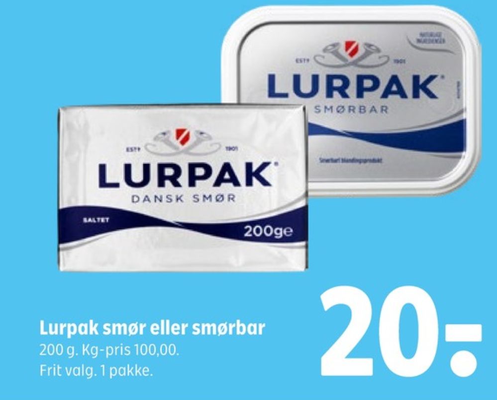 Lurpak, Smør