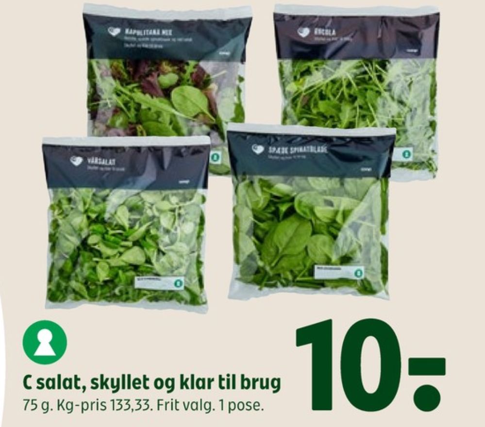 Coop C, Salatblanding
