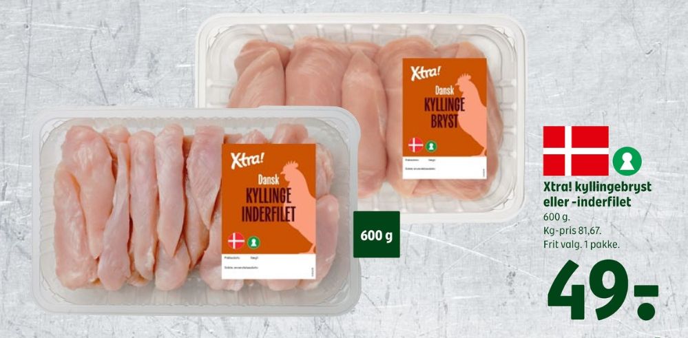 Xtra, Kyllingebrystfilet