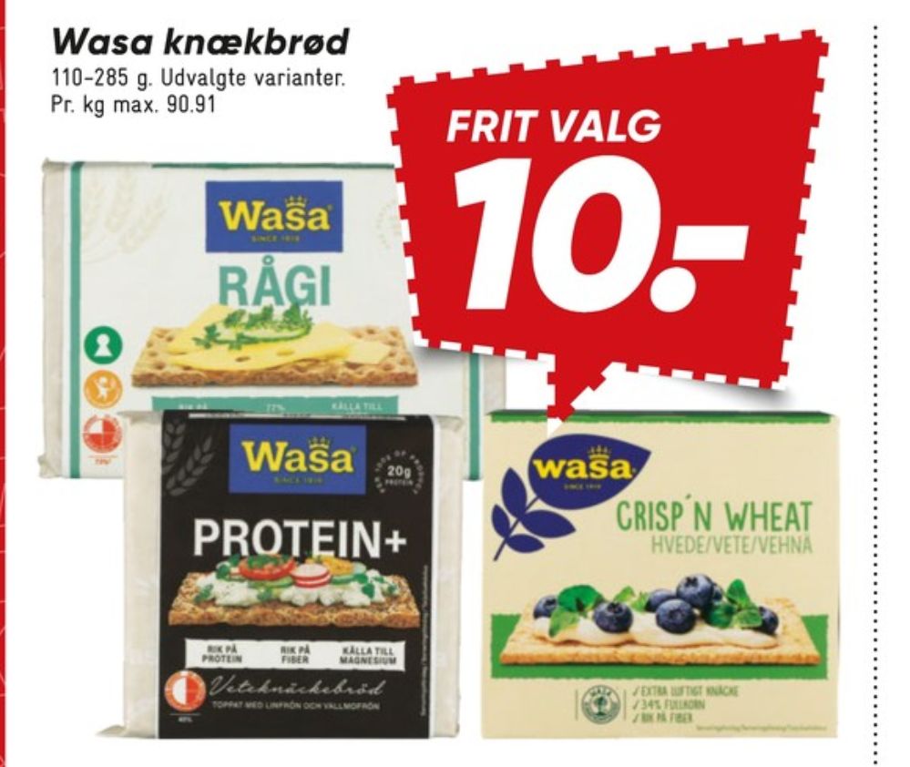Wasa, Rågi knækbrød
