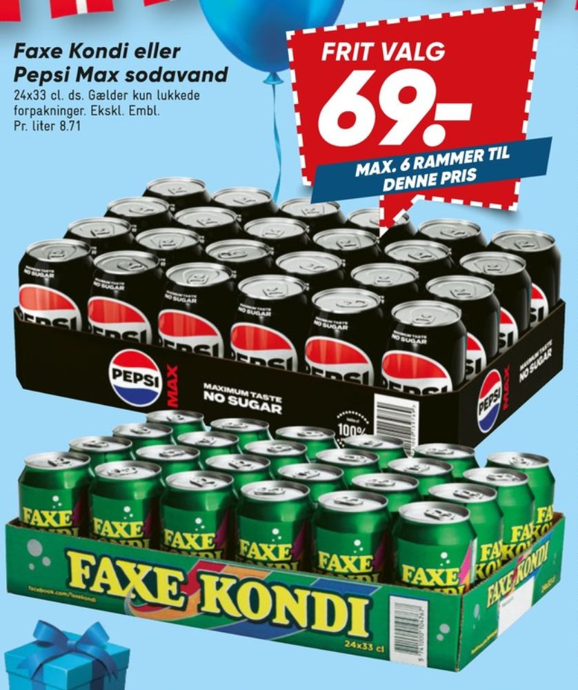 Pepsi Max, Cola 24 pk.