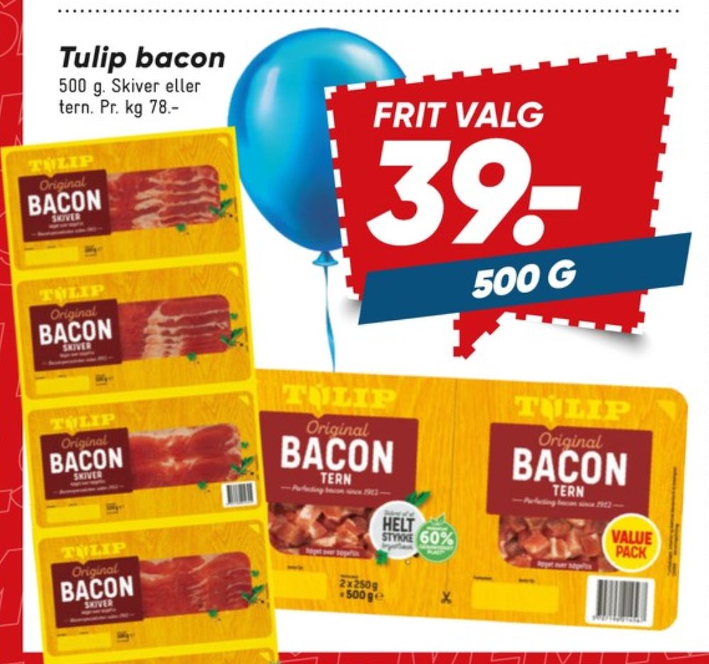 Tulip, Bacontern