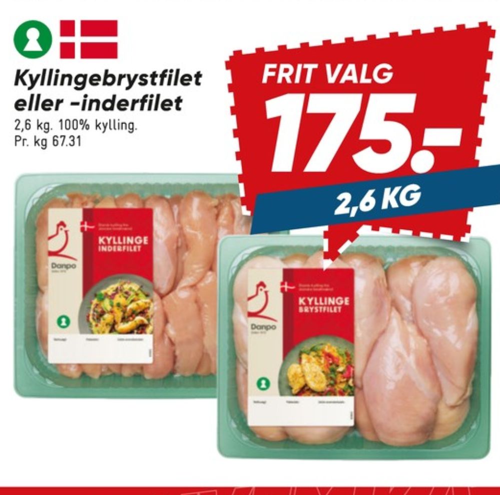 Danpo, Kyllingebrystfilet