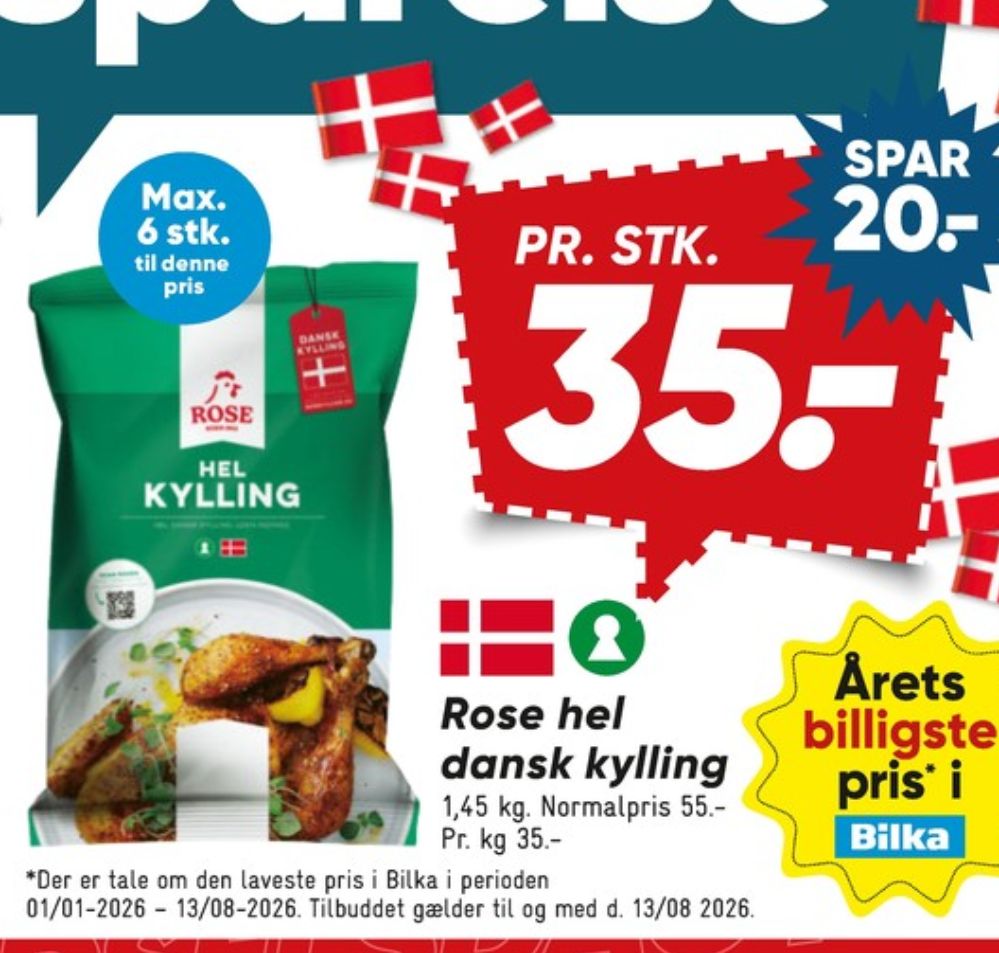 Rose, Kylling