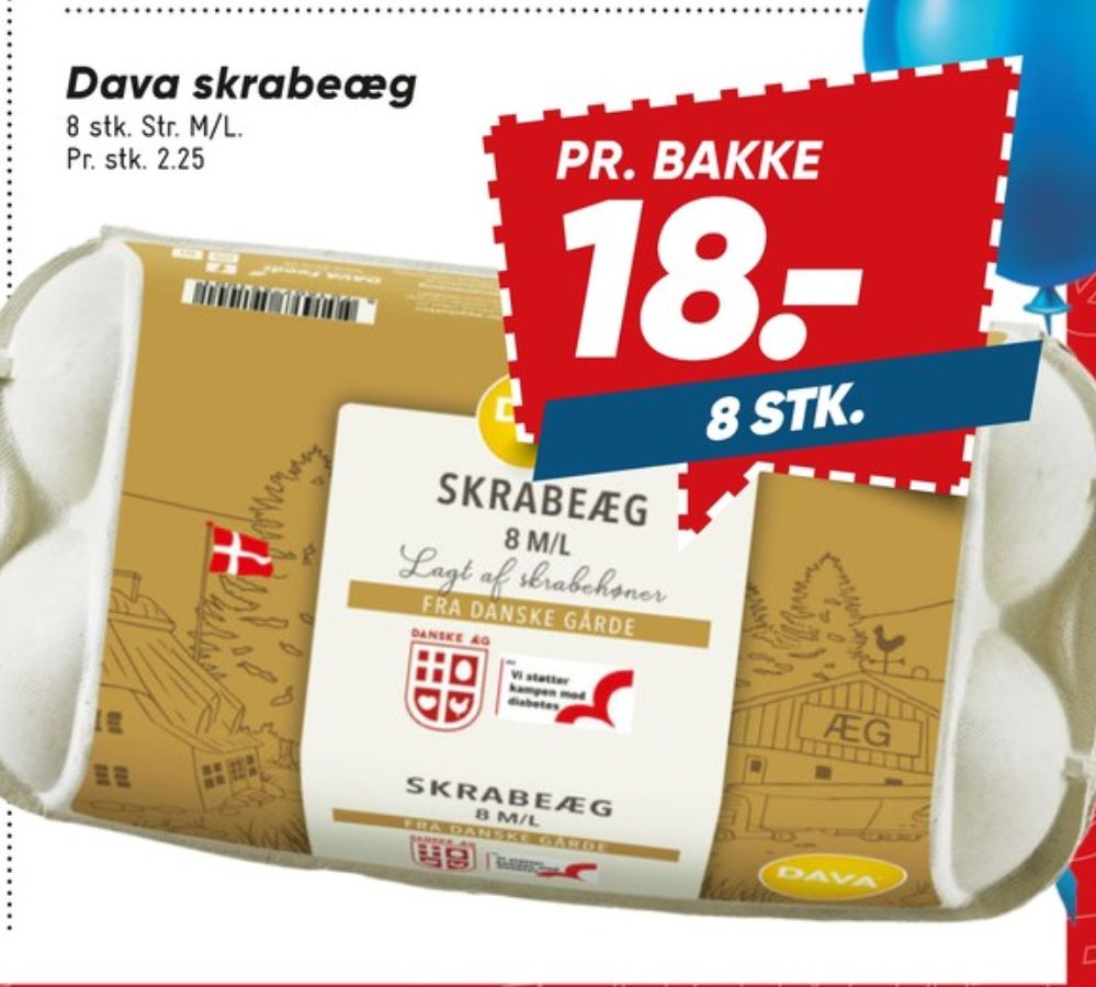 DAVA Foods, Skrabeæg M/L