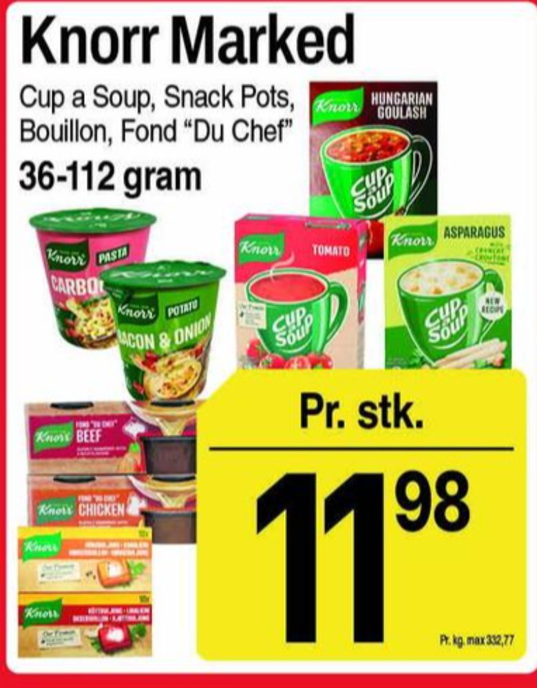Knorr Koppen Cup a Soup, Aspargessuppe