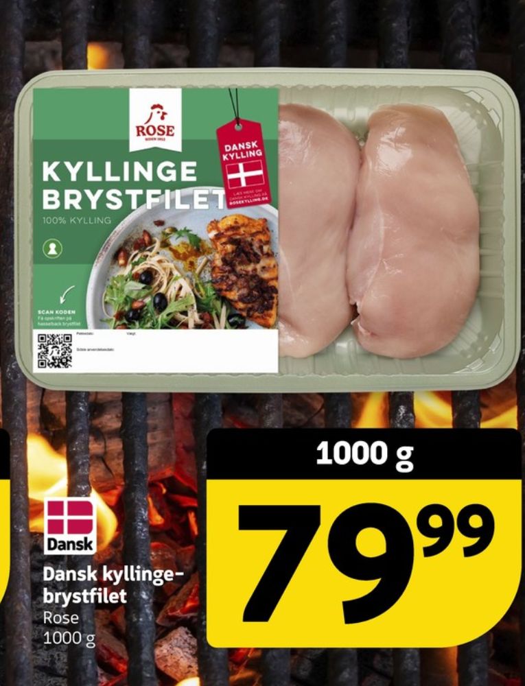 Rose, Kyllingebrystfilet