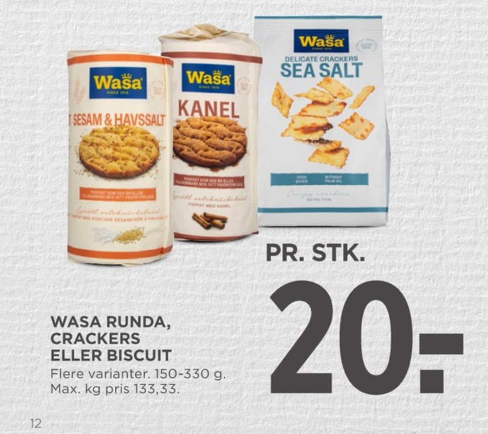 Wasa, Kanel knækbrød