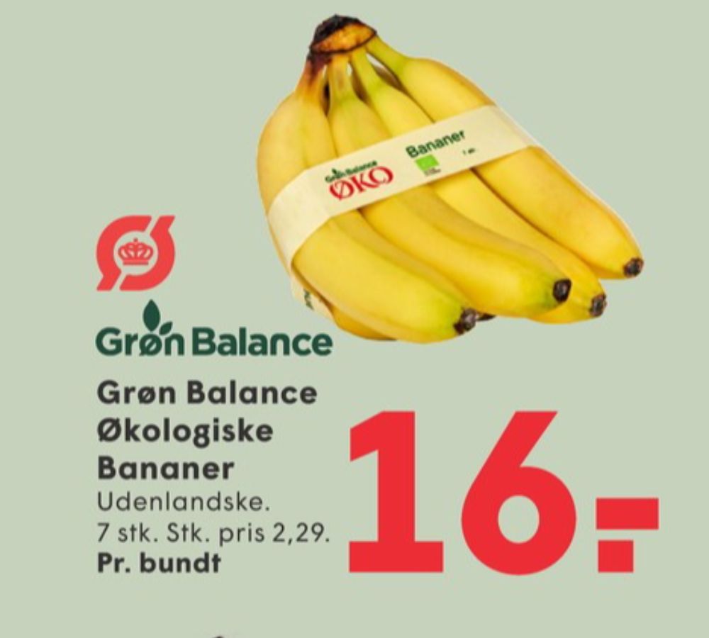 Grøn Balance, Bananer