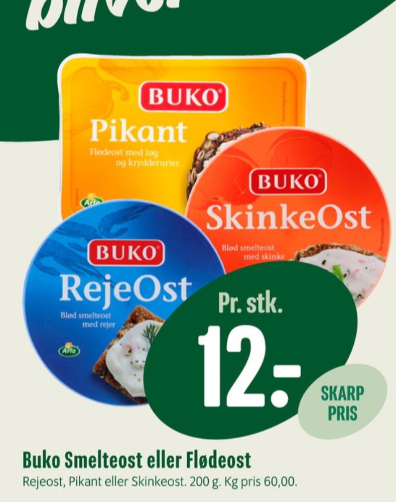 Buko, Flødeost Pikant