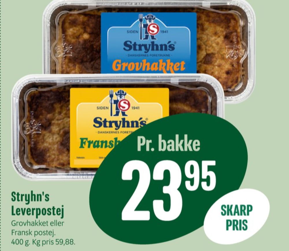 Stryhns Grovhakket, Leverpostej