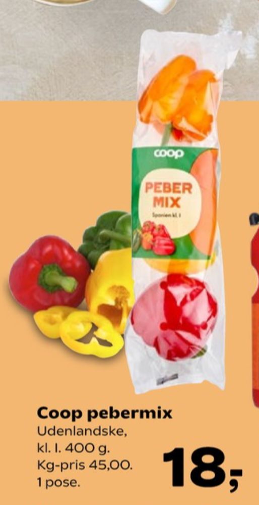 Coop, Peberfrugt mix