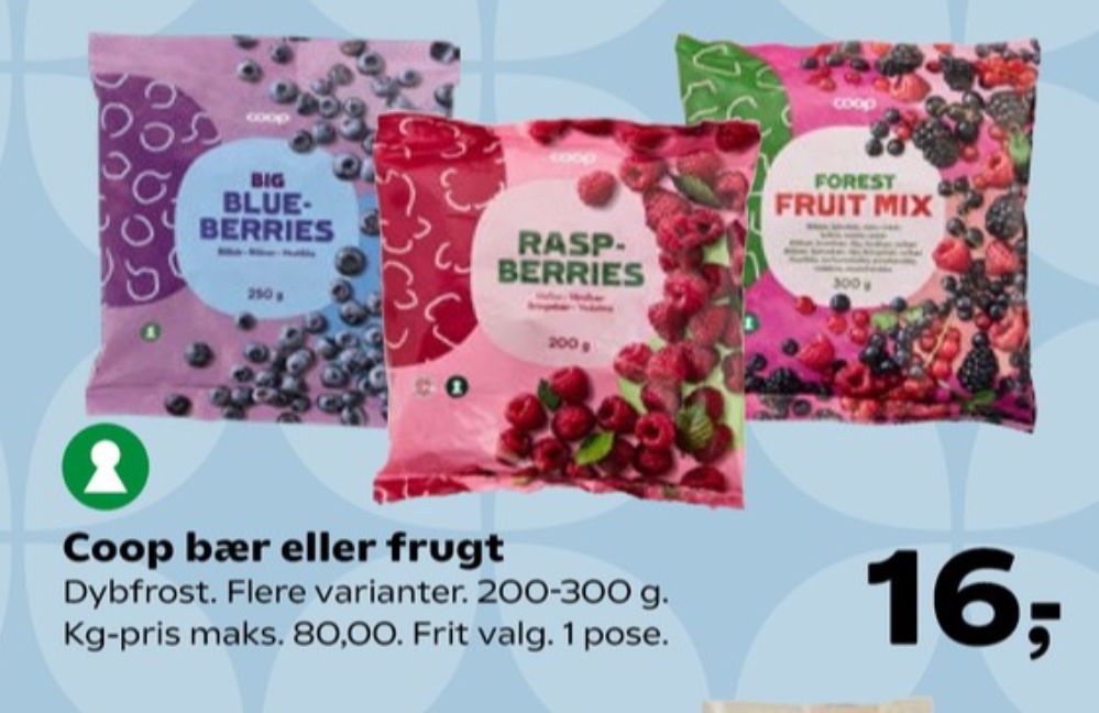 Coop, Bærmix