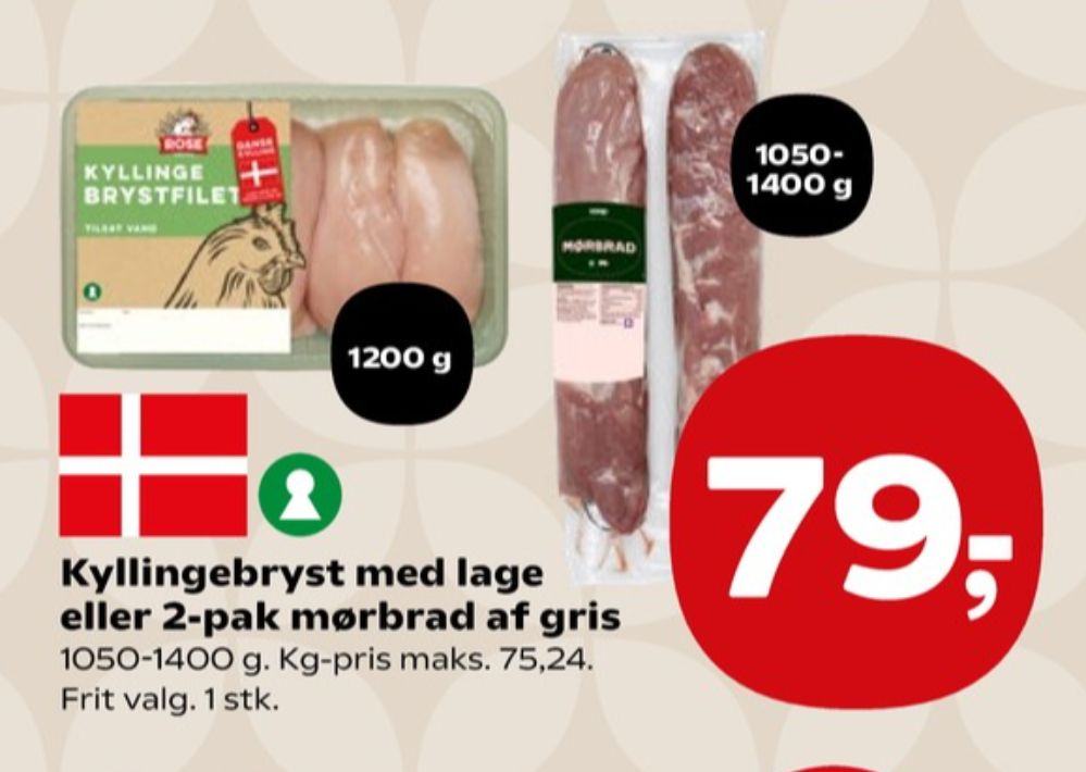 Rose, Kyllingebrystfilet