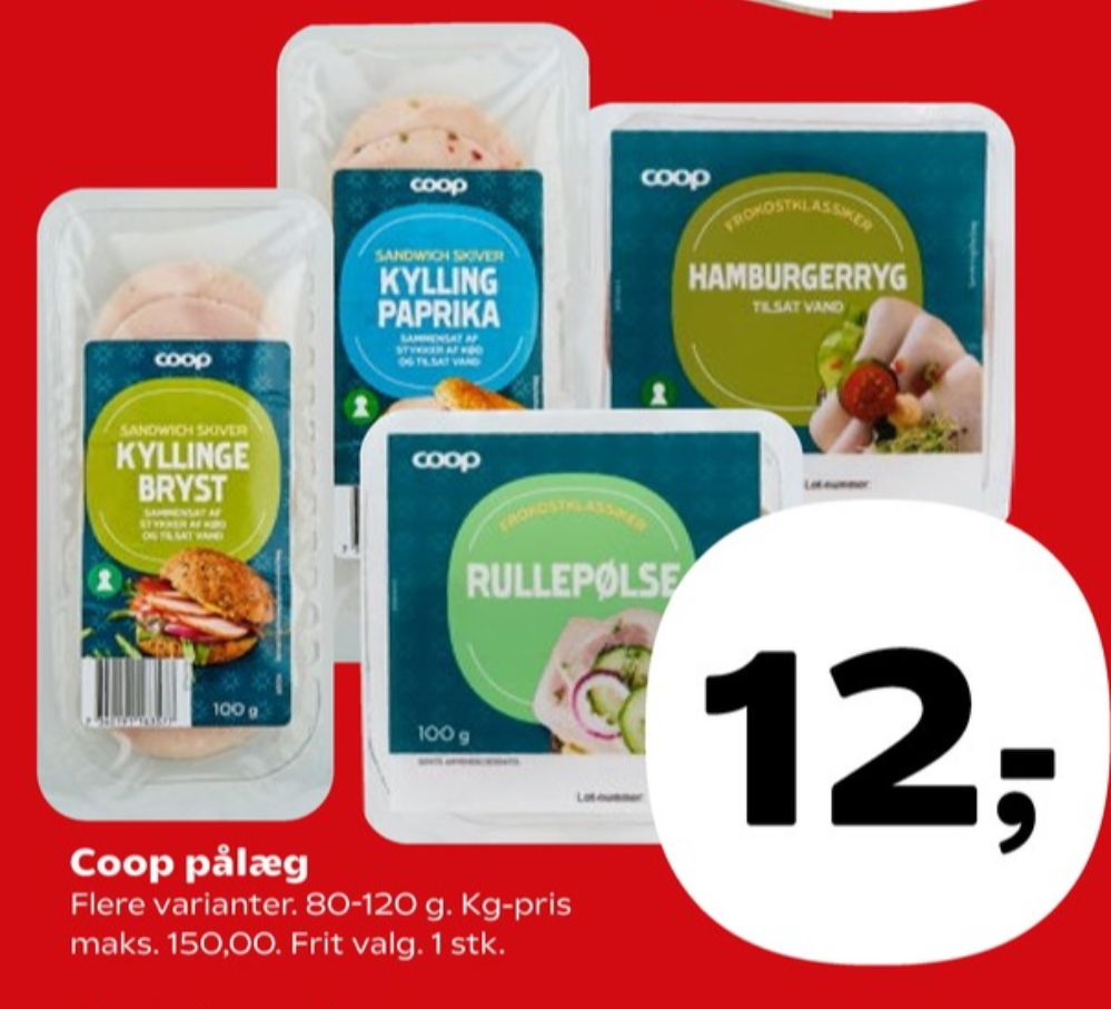 Coop, Kyllingebryst - sandwich skiver