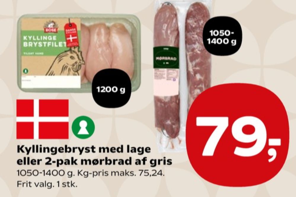 Rose, Kyllingebrystfilet