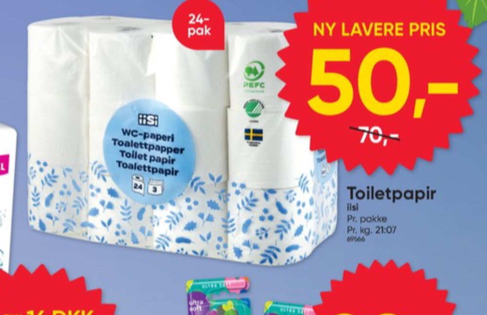 iiSi, Toiletpapir
