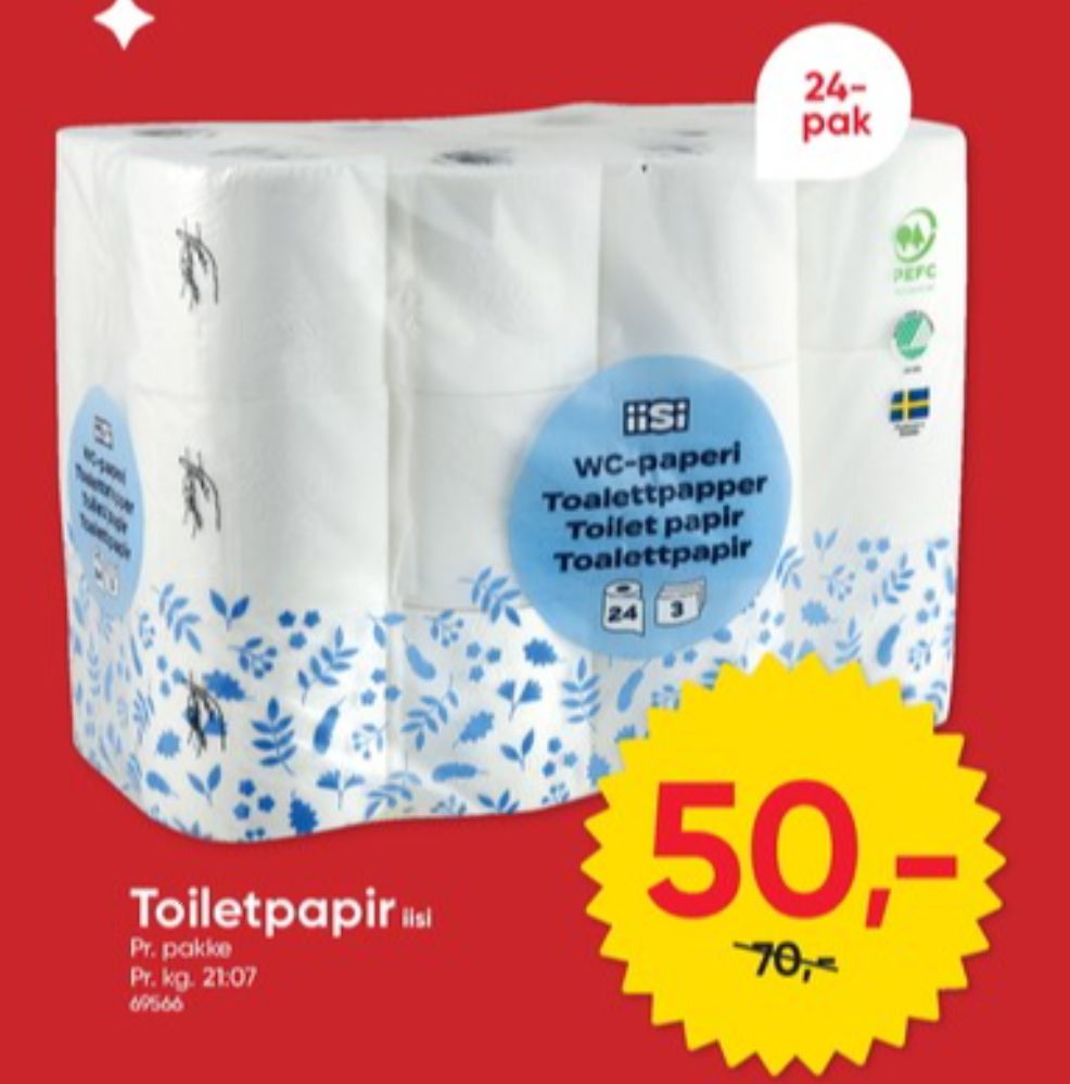 iiSi, Toiletpapir