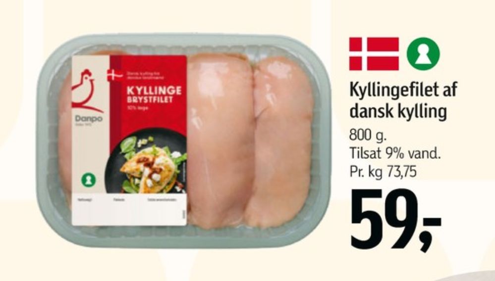 Danpo, Kyllingebrystfilet
