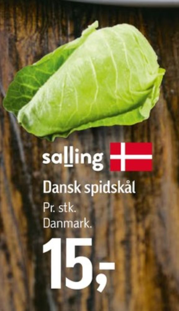 Salling, Spidskål