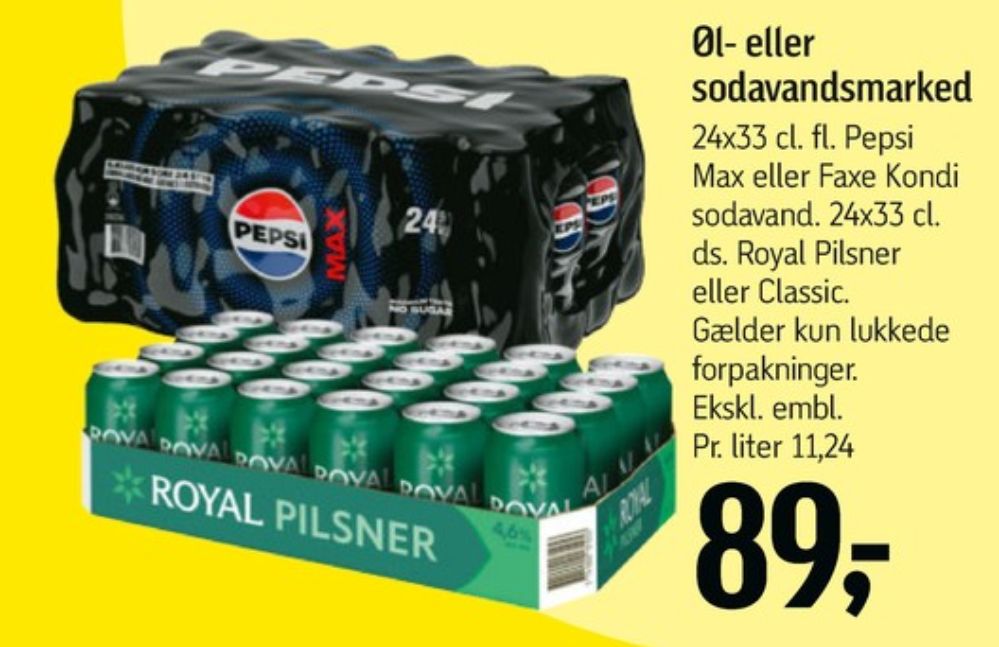 Pepsi Max, Cola 24 pk.