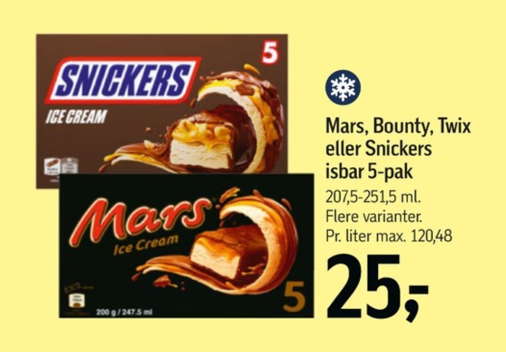 Snickers, Issnack