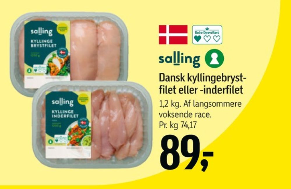 Salling, Kyllingebrystfilet