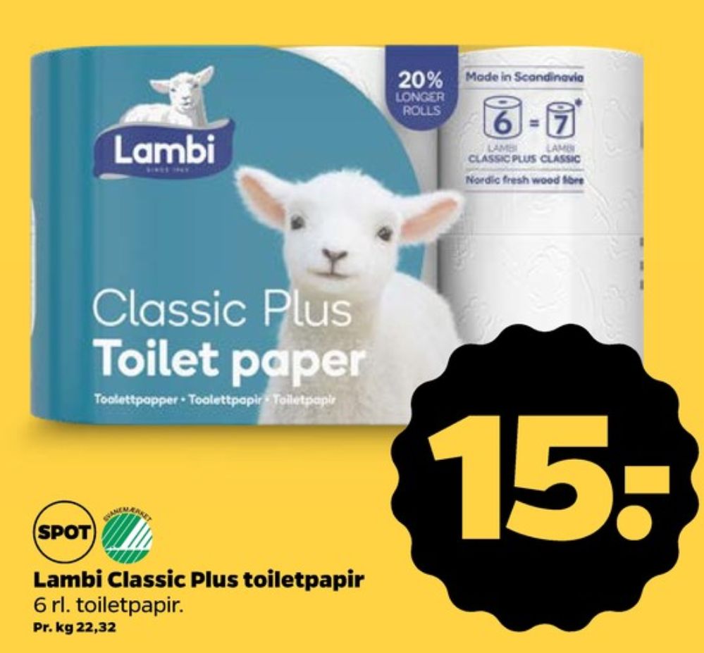 Lambi Classic, Toiletpapir