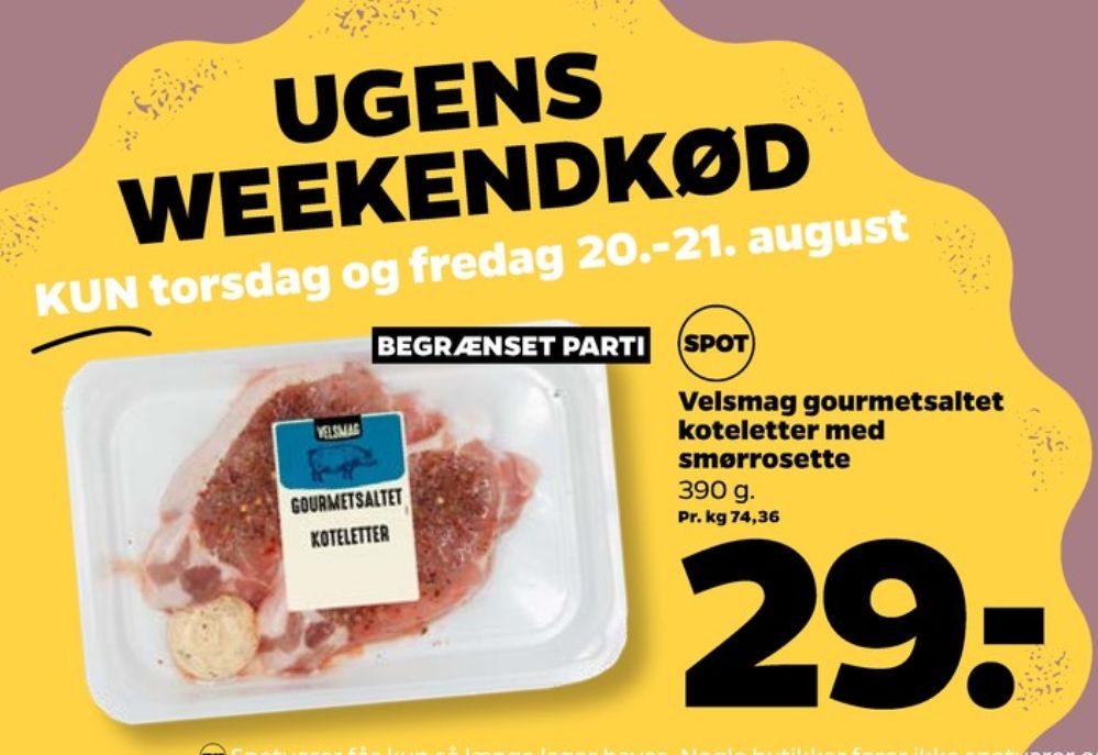 Velsmag, Grisekoteletter