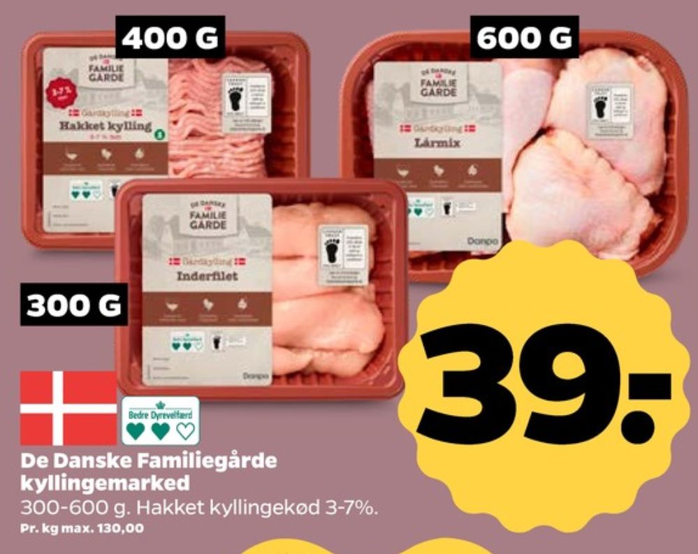 De Danske Familiegårde, Kyllingelårmix