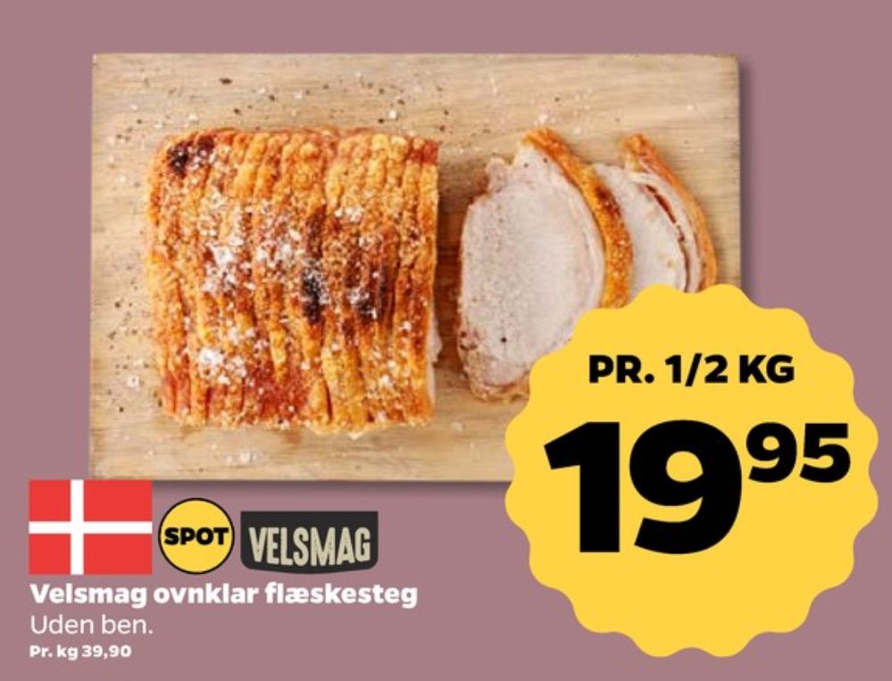 Velsmag, Flæskesteg