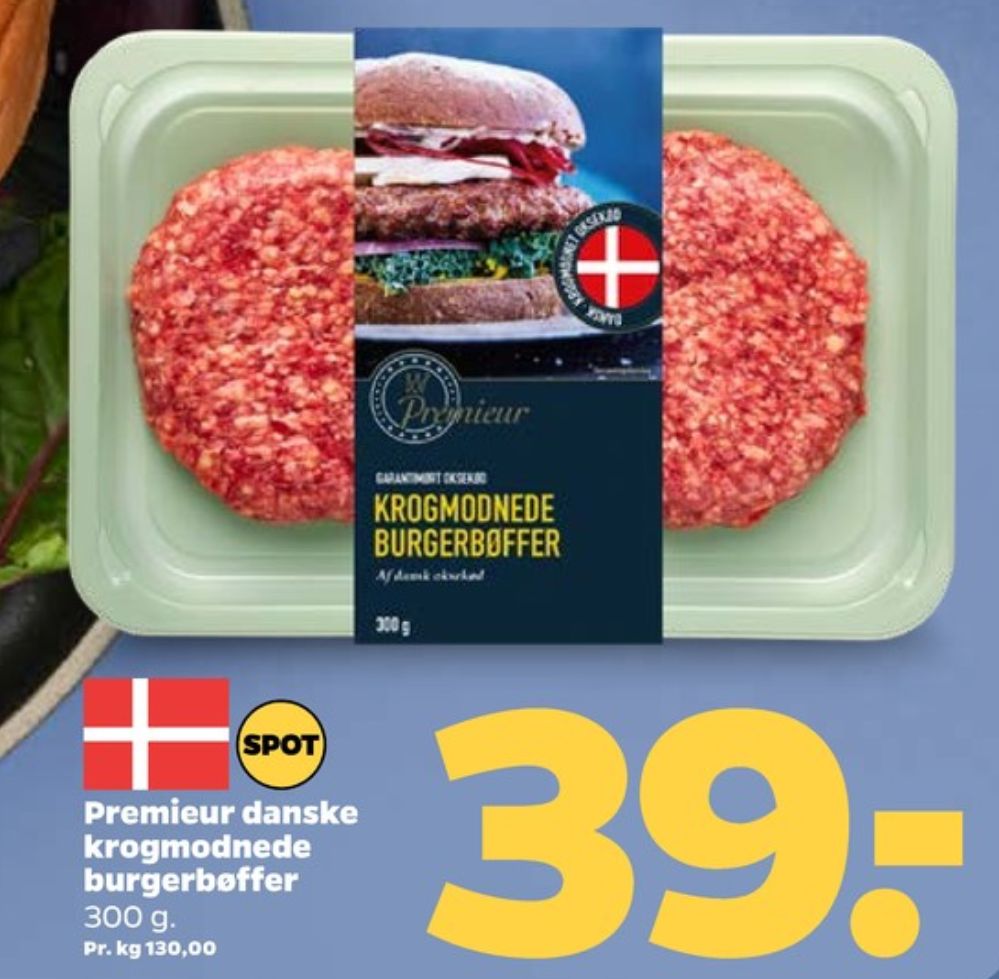 Premieur, Hakkebøffer