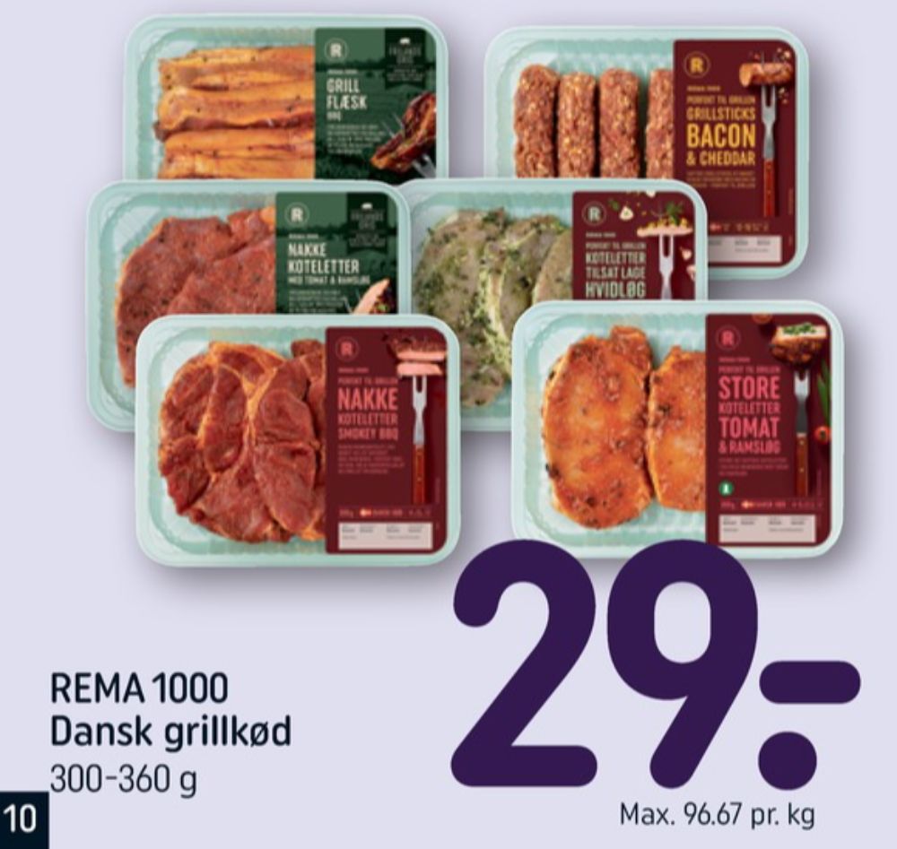 Rema 1000, Grillsticks Bacon & Cheddar