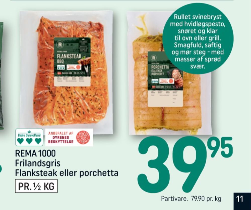 Rema 1000, Porchetta