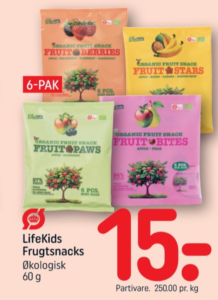 Lifekids, Frugtsnack