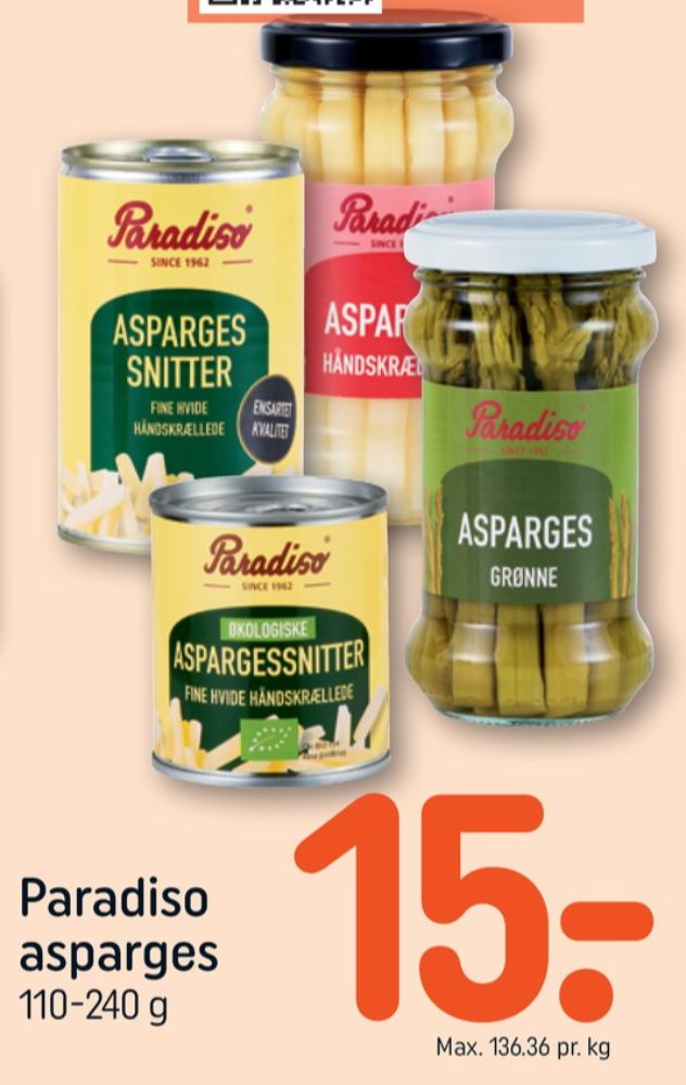 Paradiso, Asparges