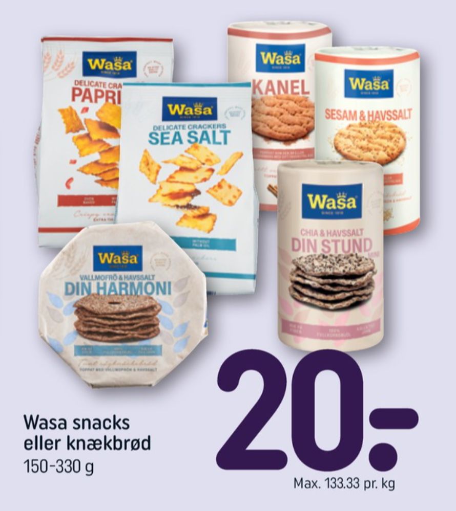 Wasa, Kanel knækbrød