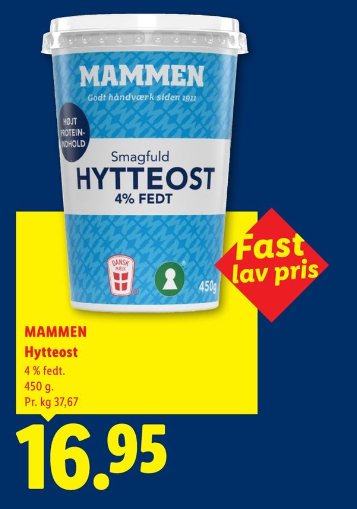 Mammen, Hytteost 4%