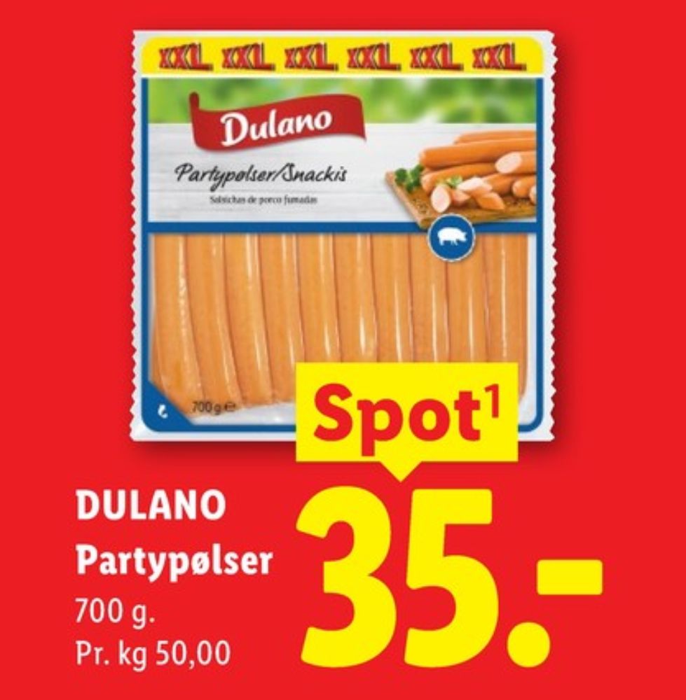 Dulano, Partypølser