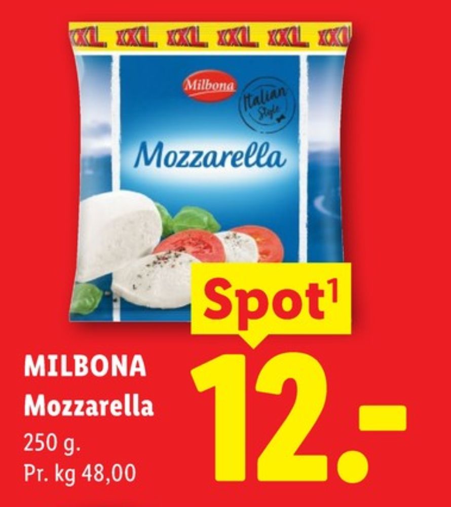 Milbona, Mozzarella