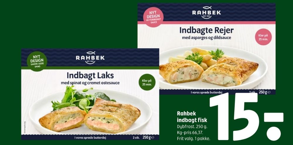 Rahbek, Indbagte Rejer med Asparges og Dildsauce