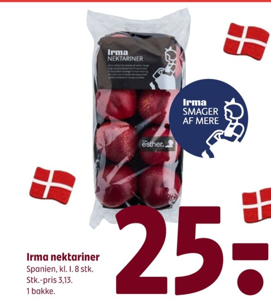 Irmas, Nektariner